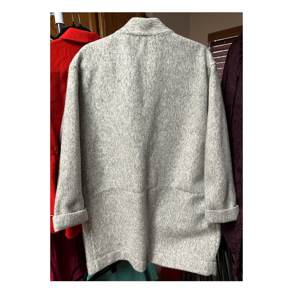 Express- Oversized Gray Blazer/Jacket - image 5